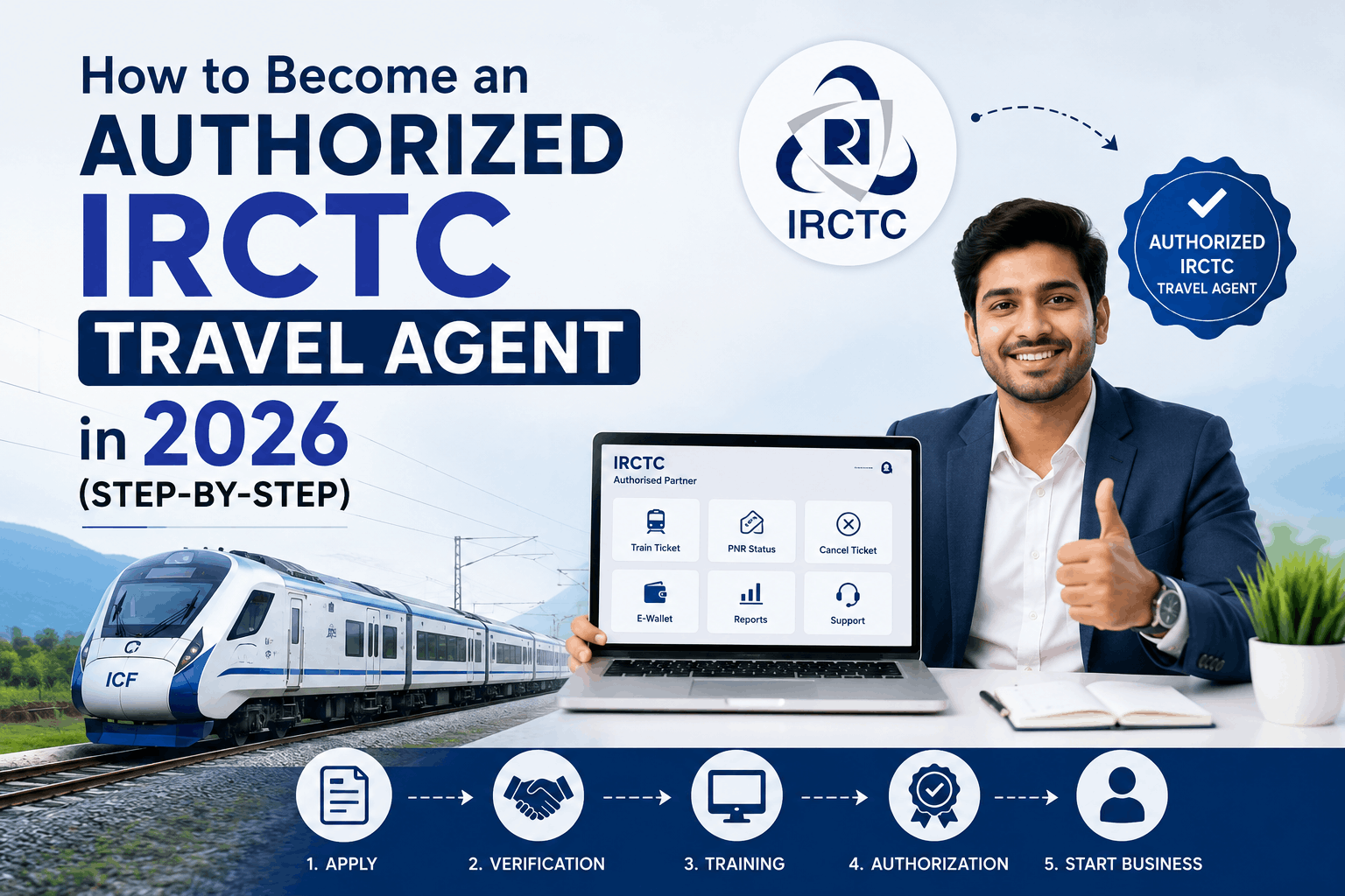 How to Become an Authorized IRCTC Travel Agent in 2026 (Step-by-Step)